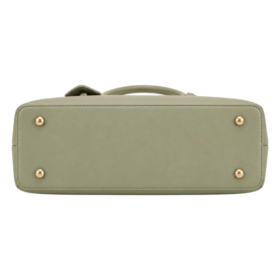 Michael Panes Handbag Trading Inc Women's Green Top Handle Satchel Handbag