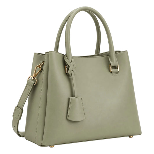 Michael Panes Handbag Trading Inc Women's Green Top Handle Satchel Handbag