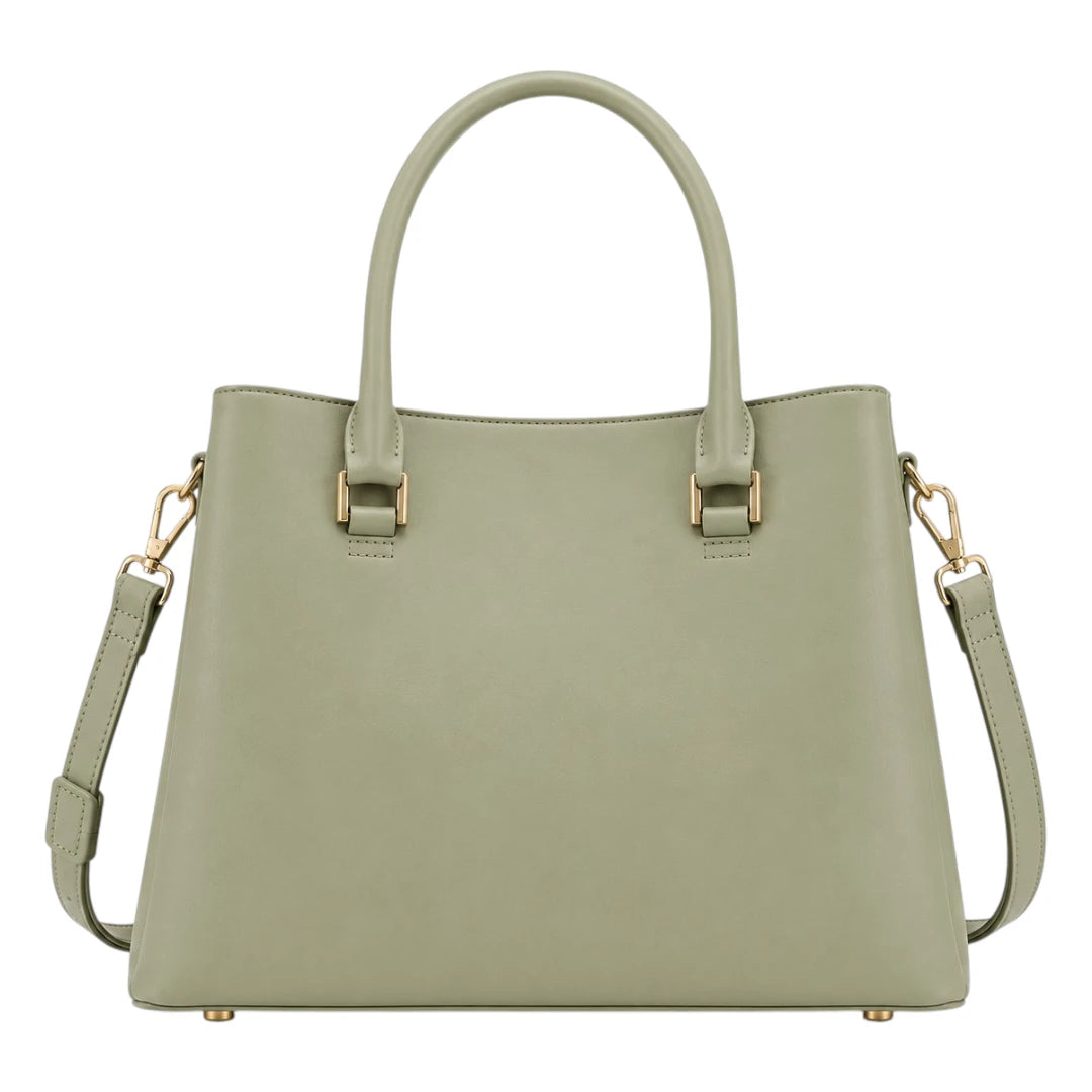 Michael Panes Handbag Trading Inc Women's Green Top Handle Satchel Handbag