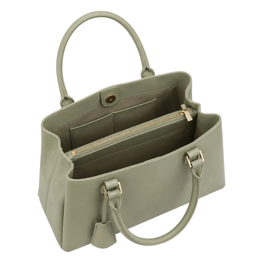 Michael Panes Handbag Trading Inc Women's Green Top Handle Satchel Handbag